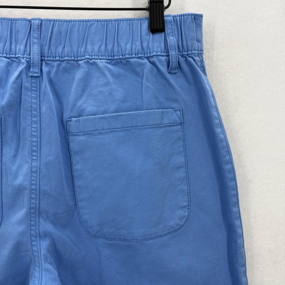 Sonoma Pants Womens Medium Blue Cropped Straight Twill Stretch Casual Travel NWT - Picture 12 of 15